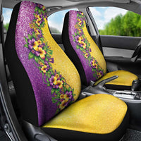 Hawaii Mardi Gras Car Seat Cover Plumeria Lei Beads Glitter Style LT05 - Polynesian Pride
