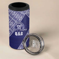 Tonga Queen Salote College 4 in 1 Can Cooler Tumbler 100 Years Anniversary Navy Color