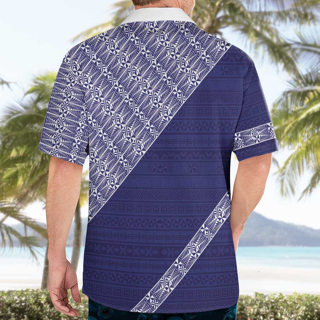 Tonga Queen Salote College Hawaiian Shirt 100 Years Anniversary Navy Color