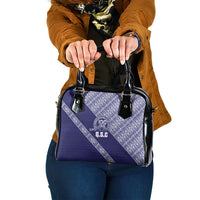 Tonga Queen Salote College Shoulder Handbag 100 Years Anniversary Navy Color
