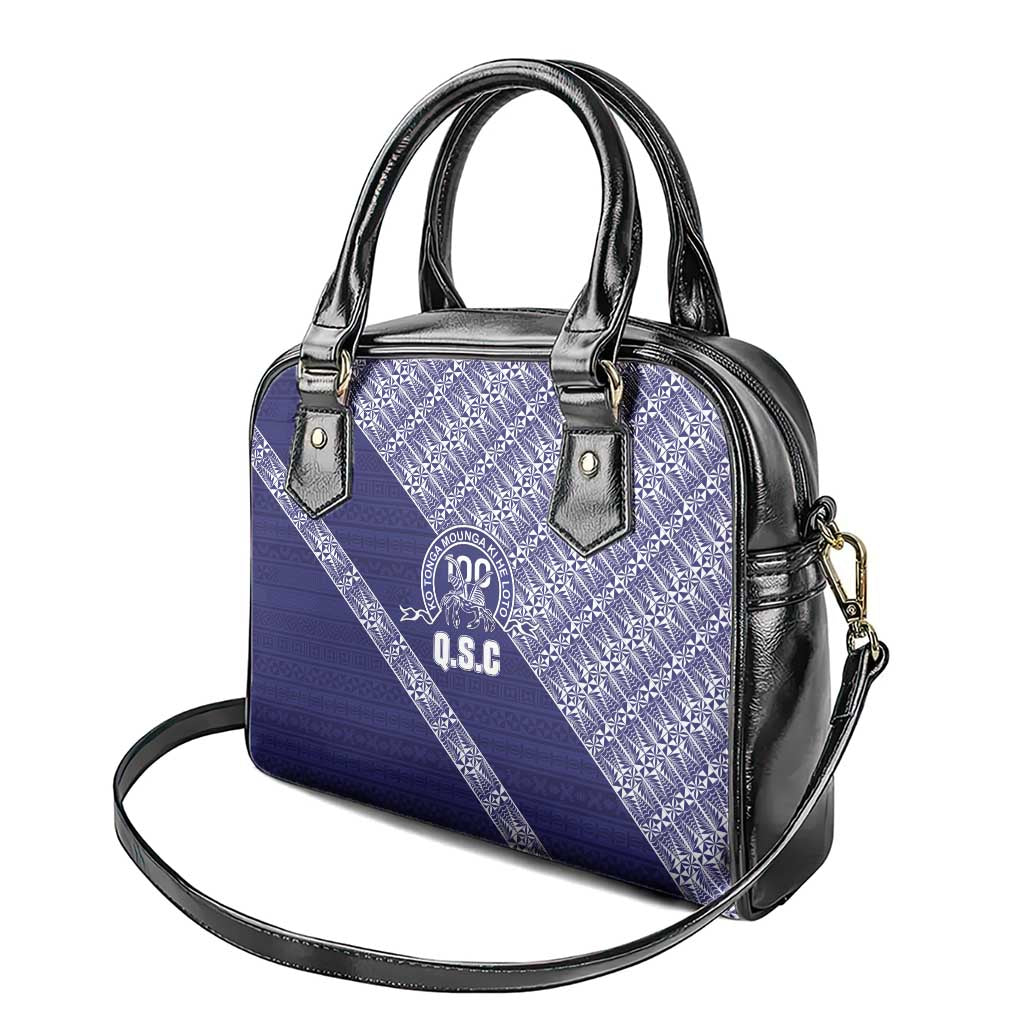 Tonga Queen Salote College Shoulder Handbag 100 Years Anniversary Navy Color