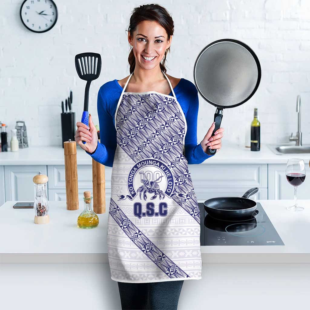 Tonga Queen Salote College Apron 100 Years Anniversary White Color