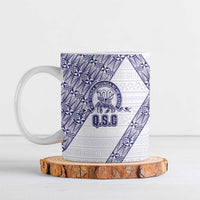 Tonga Queen Salote College Ceramic Mug 100 Years Anniversary White Color