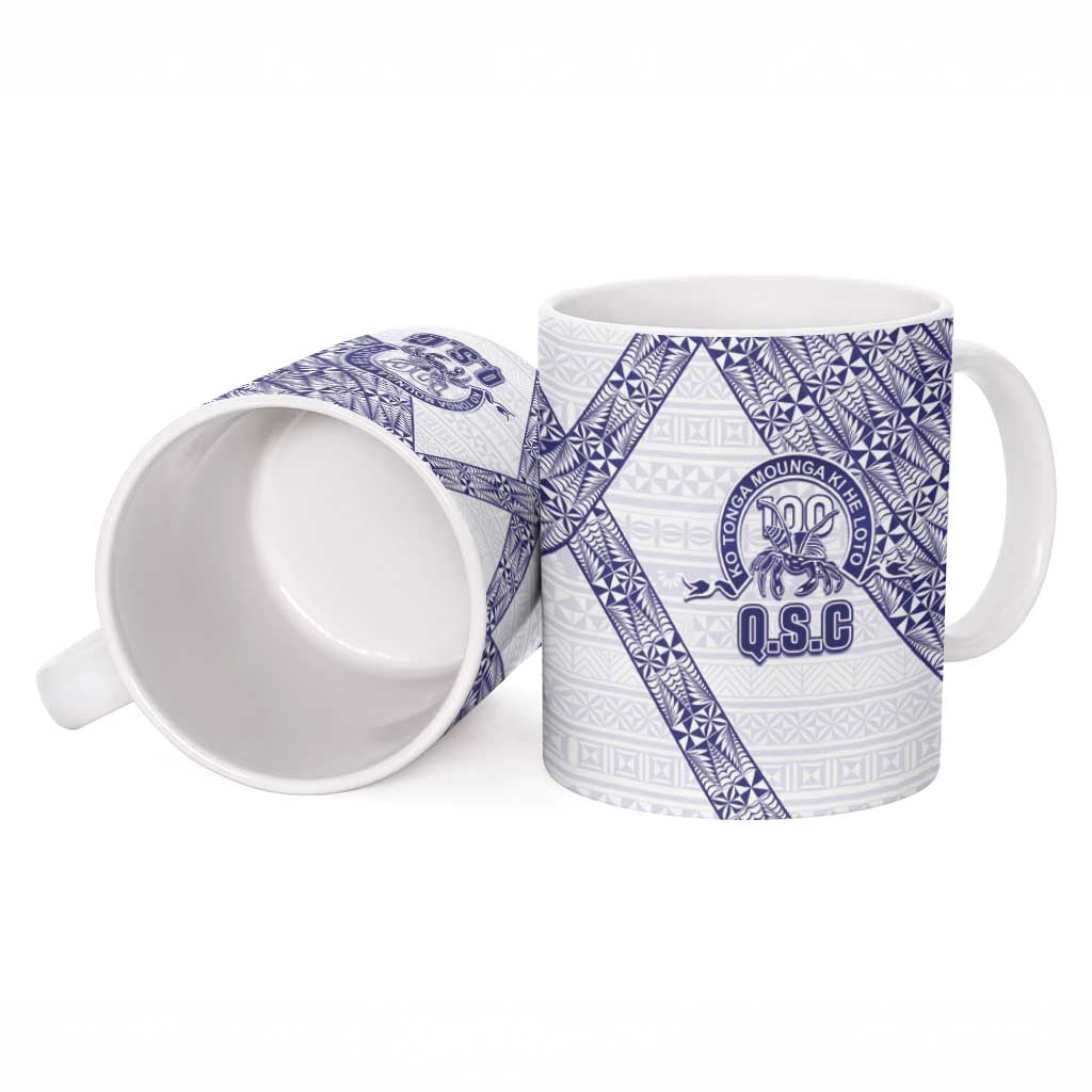 Tonga Queen Salote College Ceramic Mug 100 Years Anniversary White Color