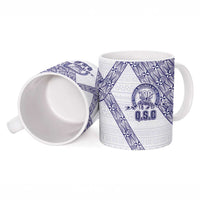 Tonga Queen Salote College Ceramic Mug 100 Years Anniversary White Color