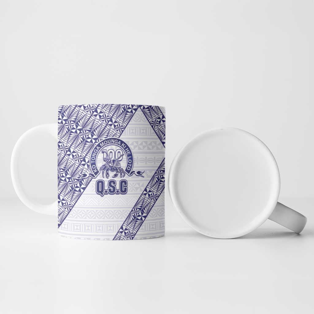 Tonga Queen Salote College Ceramic Mug 100 Years Anniversary White Color