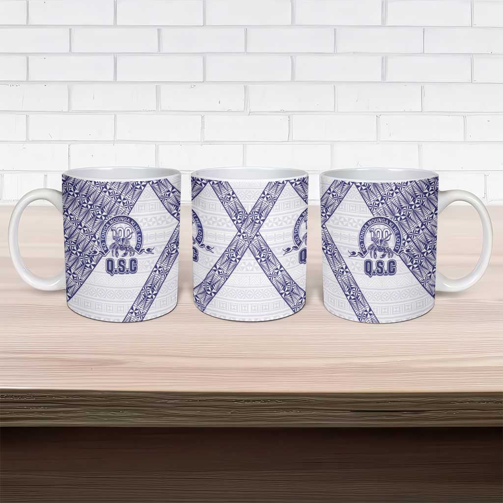 Tonga Queen Salote College Ceramic Mug 100 Years Anniversary White Color
