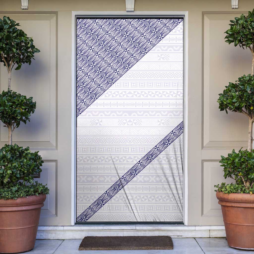Tonga Queen Salote College Door Cover 100 Years Anniversary White Color LT05 White - Polynesian Pride