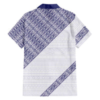 Tonga Queen Salote College Family Matching Short Sleeve Bodycon Dress and Hawaiian Shirt 100 Years Anniversary White Color