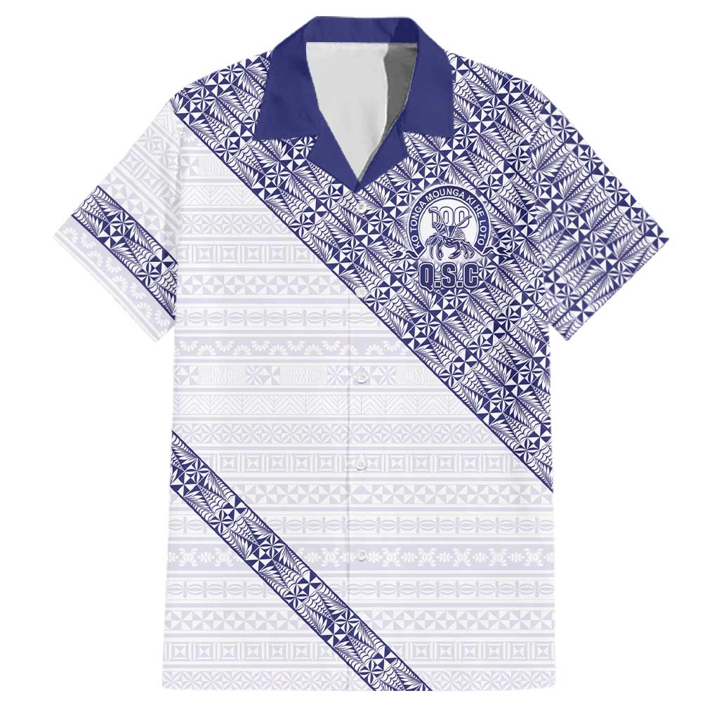 Tonga Queen Salote College Family Matching Tank Maxi Dress and Hawaiian Shirt 100 Years Anniversary White Color