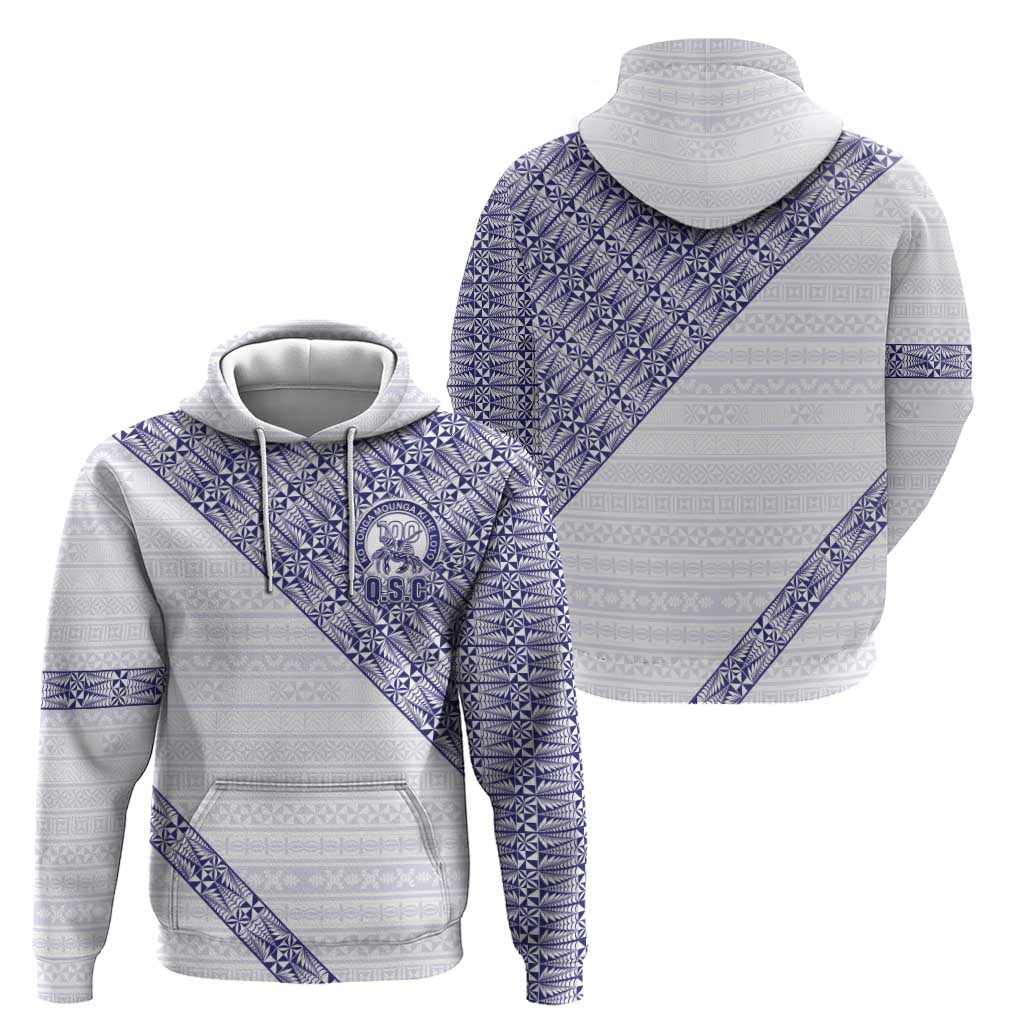 Tonga Queen Salote College Hoodie 100 Years Anniversary White Color