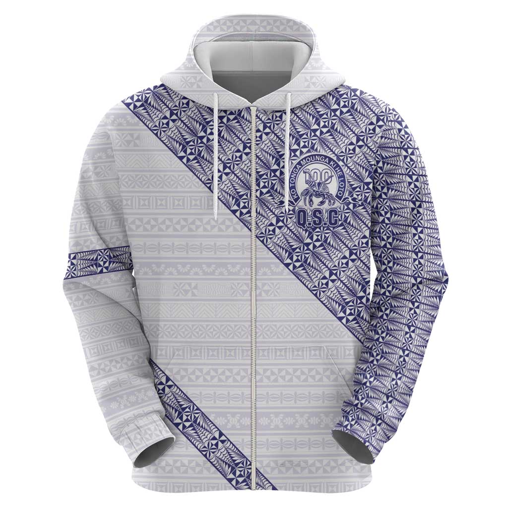 Tonga Queen Salote College Hoodie 100 Years Anniversary White Color
