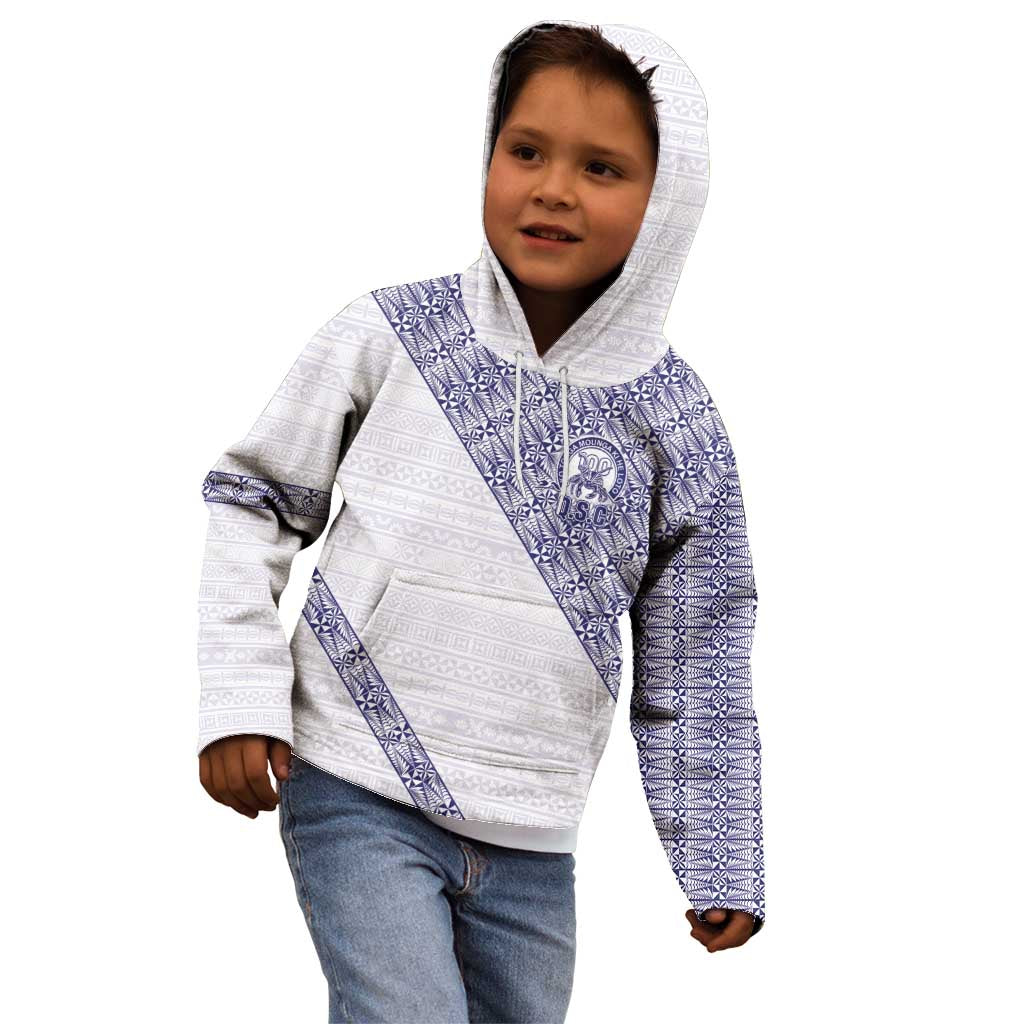 Tonga Queen Salote College Kid Hoodie 100 Years Anniversary White Color