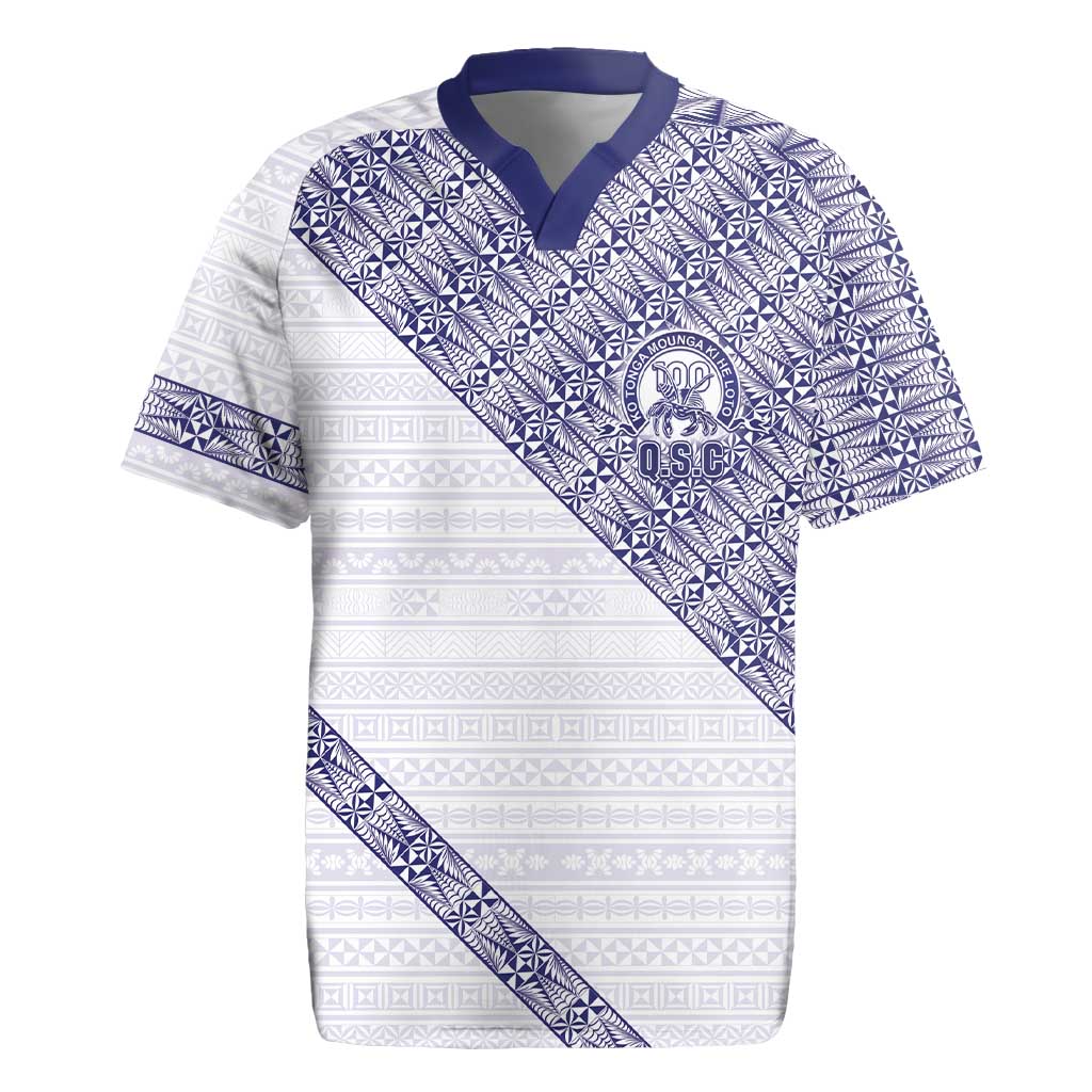Tonga Queen Salote College Rugby Jersey 100 Years Anniversary White Color