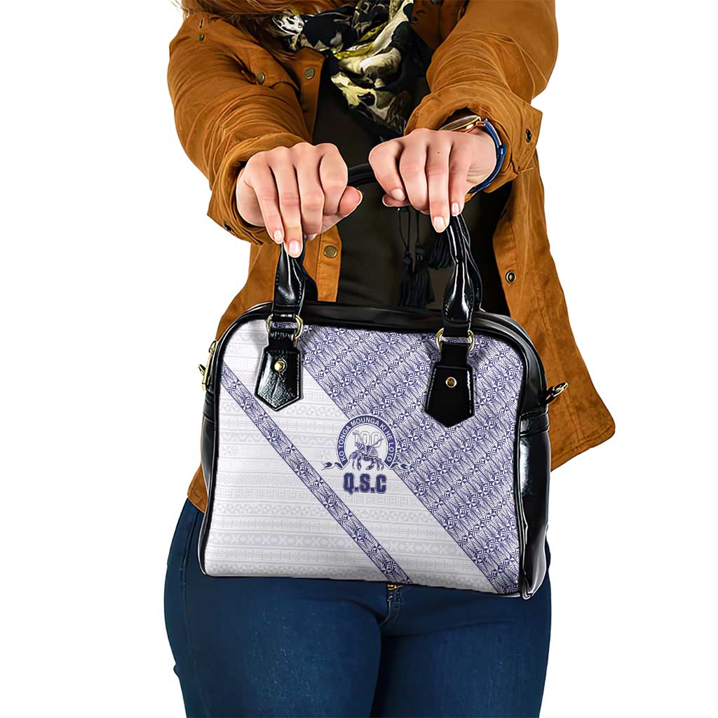 Tonga Queen Salote College Shoulder Handbag 100 Years Anniversary White Color