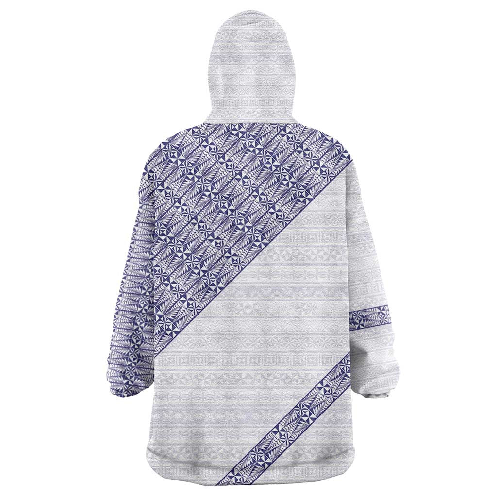 Tonga Queen Salote College Wearable Blanket Hoodie 100 Years Anniversary White Color