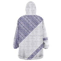 Tonga Queen Salote College Wearable Blanket Hoodie 100 Years Anniversary White Color