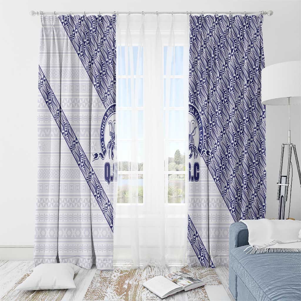 Tonga Queen Salote College Window Curtain 100 Years Anniversary White Color