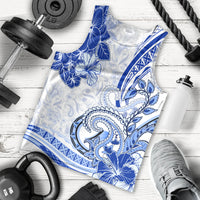 Polynesia Paisley Men Tank Top Mix Navy Polynesian Pattern LT05 - Polynesian Pride