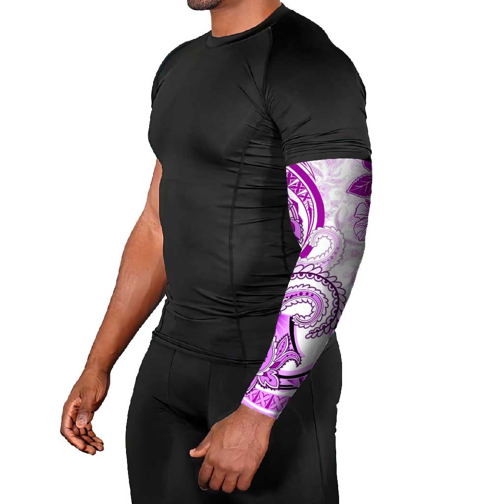 Polynesia Paisley Arm Sleeves Mix Pink Polynesian Pattern - Polynesian Pride