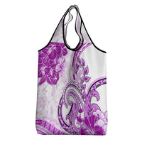 Polynesia Paisley Grocery Bag Mix Pink Polynesian Pattern