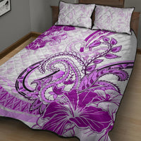 Polynesia Paisley Quilt Bed Set Mix Pink Polynesian Pattern