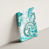 Polynesia Paisley Canvas Wall Art Mix Teal Polynesian Pattern