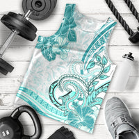 Polynesia Paisley Men Tank Top Mix Teal Polynesian Pattern LT05 - Polynesian Pride