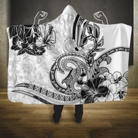 Polynesia Paisley Hooded Blanket Mix White Polynesian Pattern LT05 One Size White - Polynesian Pride