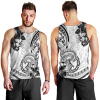 Polynesia Paisley Men Tank Top Mix White Polynesian Pattern LT05 - Polynesian Pride