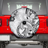 Polynesia Paisley Spare Tire Cover Mix White Polynesian Pattern LT05 - Polynesian Pride
