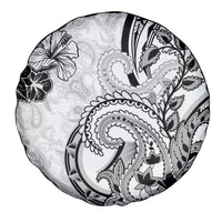 Polynesia Paisley Spare Tire Cover Mix White Polynesian Pattern LT05 - Polynesian Pride