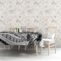 Polynesia Paisley Tablecloth Mix White Polynesian Pattern LT05 - Polynesian Pride
