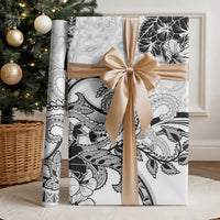 Polynesia Paisley Wrapping Paper Mix White Polynesian Pattern - Polynesian Pride