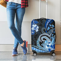 Polynesia Paisley Luggage Cover Mix Blue Polynesian Pattern LT05 - Polynesian Pride