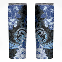 Polynesia Paisley Skinny Tumbler Mix Blue Polynesian Pattern