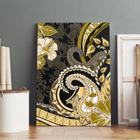 Polynesia Paisley Canvas Wall Art Mix Gold Polynesian Pattern