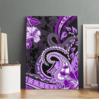 Polynesia Paisley Canvas Wall Art Mix Purple Polynesian Pattern
