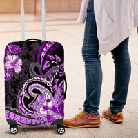 Polynesia Paisley Luggage Cover Mix Purple Polynesian Pattern LT05 Purple - Polynesian Pride