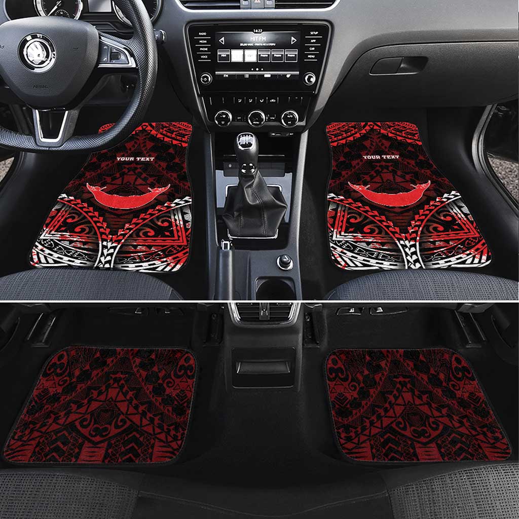 Easter Island Car Mats Polynesian Pattern Emblem
