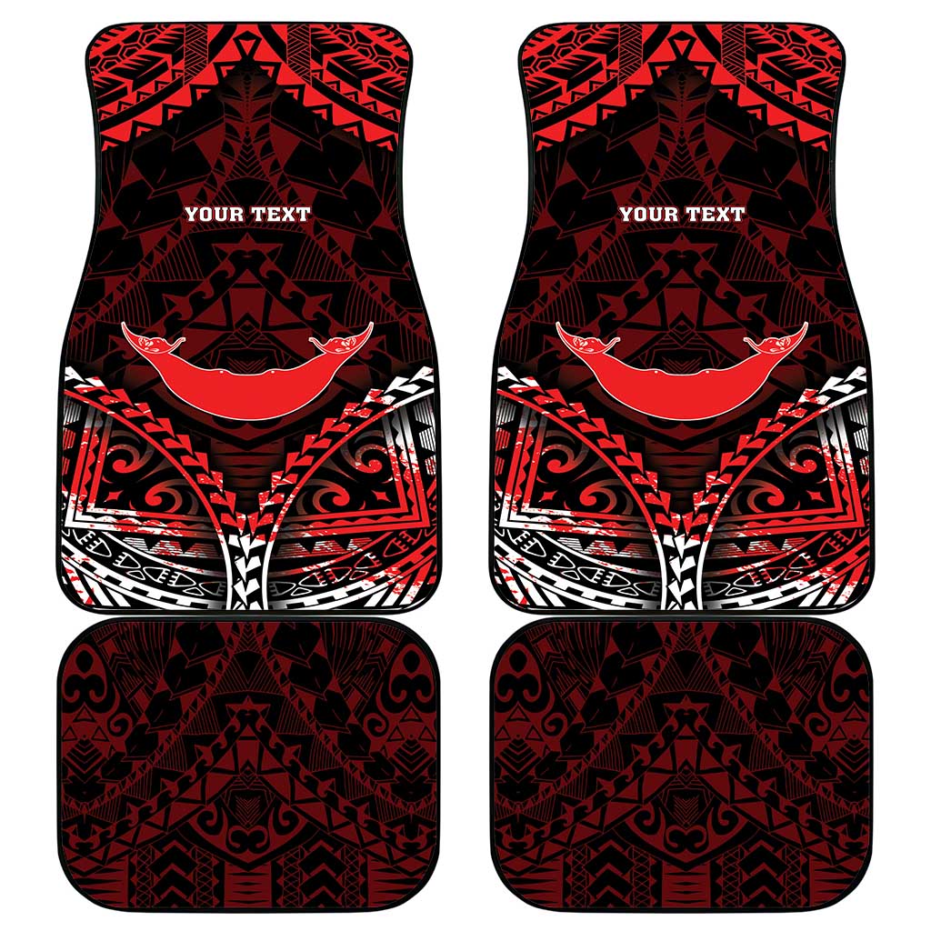 Easter Island Car Mats Polynesian Pattern Emblem