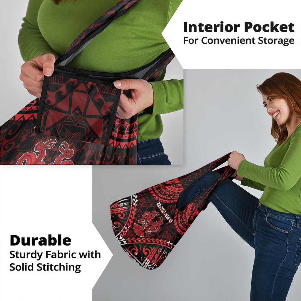 Easter Island Grocery Bag Polynesian Pattern Emblem