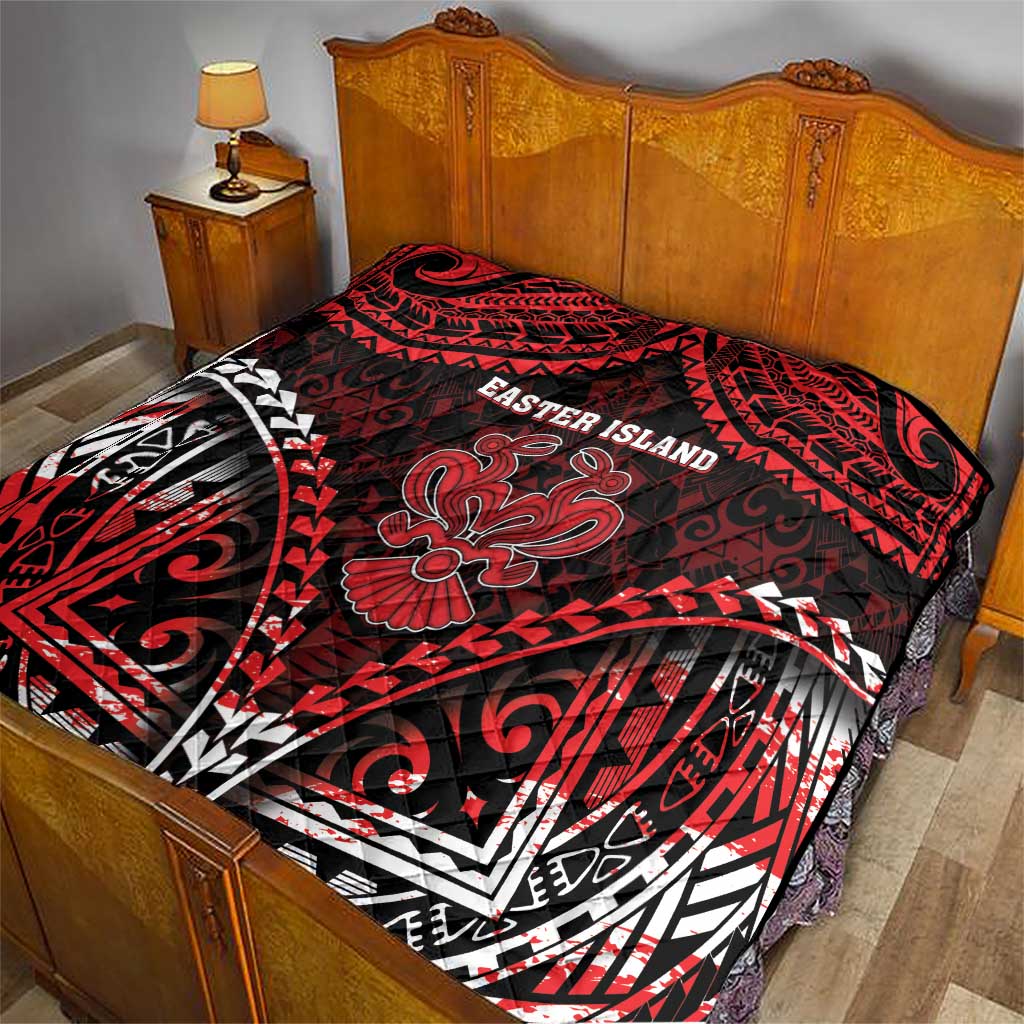 Easter Island Quilt Polynesian Pattern Emblem