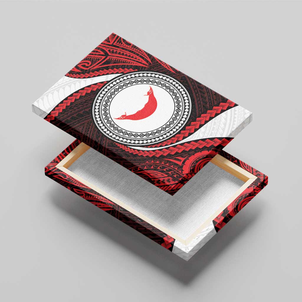 Easter Island Canvas Wall Art Moai Statues Polynesian Style