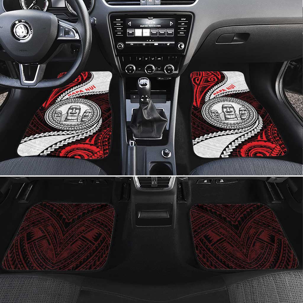 Easter Island Car Mats Moai Statues Polynesian Style
