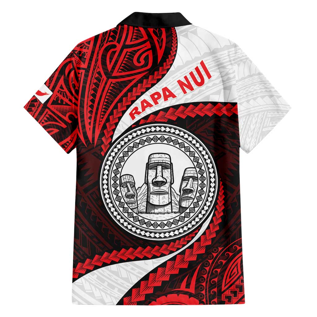 Easter Island Family Matching Summer Maxi Dress and Hawaiian Shirt Moai Statues Polynesian Style