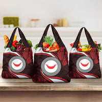 Easter Island Grocery Bag Moai Statues Polynesian Style