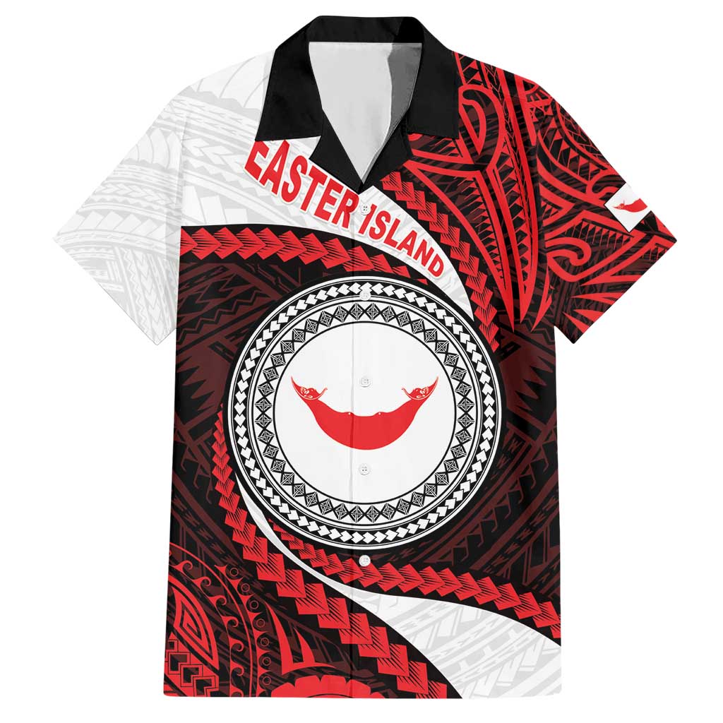 Easter Island Hawaiian Shirt Moai Statues Polynesian Style