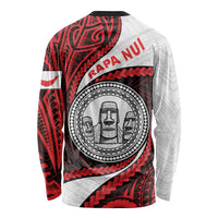 Easter Island Long Sleeve Shirt Moai Statues Polynesian Style