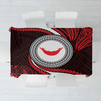 Easter Island Tablecloth Moai Statues Polynesian Style